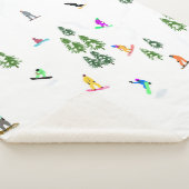 Couverture Sherpa Freeride Snowboarder Illustration de snowboard (3/4)