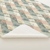 Couverture Sherpa French Retro Harlequin Sherpa Blanket (3/4)