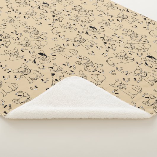 Couverture Sherpa Frenchie et Bones (3/4)