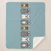 Couverture Sherpa Frenchie Friends (Devant)