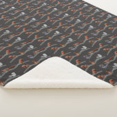 Couverture Sherpa Frénésie Écureuil (Gris) (3/4)