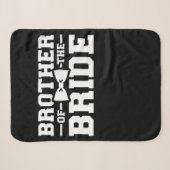 Couverture Sherpa Frère De La Mariée Don Pour Frère (Devant (Horizontal))