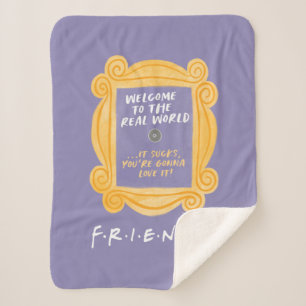 Couverture Sherpa FRIENDS™ Citation Bienvenue dans le Monde Réel