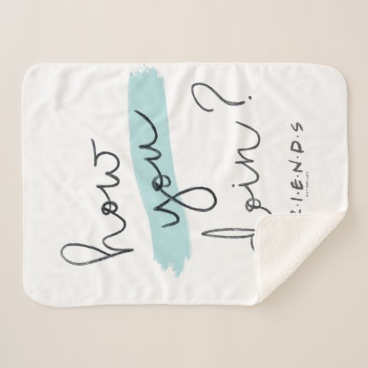 Couverture Sherpa FRIENDS™ | Comment Faites-Vous ? (Devant (Horizontal))