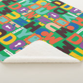 Couverture Sherpa FRIENDS™ | Comment vas-tu Design Vibrant (3/4)