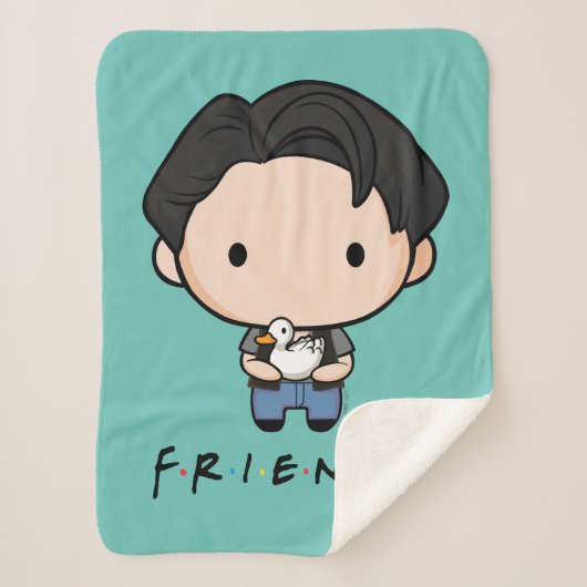 Couverture Sherpa FRIENDS™ | Joey Chibi (Devant)