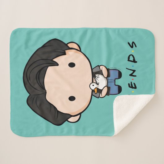 Couverture Sherpa FRIENDS™ | Joey Chibi (Devant (Horizontal))