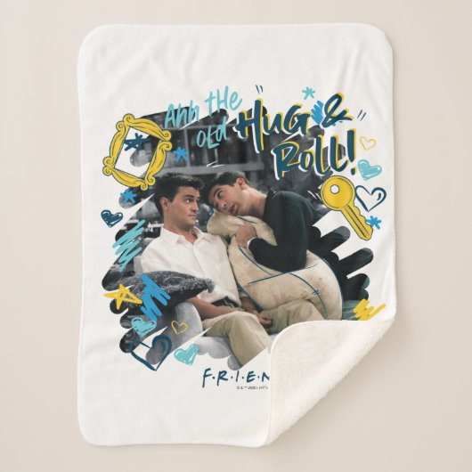 Couverture Sherpa FRIENDS™ | L'Ancien Hug & Roll (Devant)