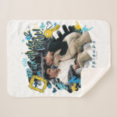 Couverture Sherpa FRIENDS™ | L'Ancien Hug & Roll (Devant (Horizontal))