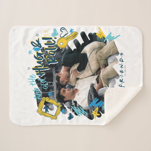 Couverture Sherpa FRIENDS™ | L'Ancien Hug & Roll (Devant (Horizontal))