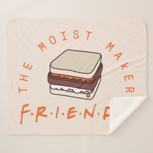 Couverture Sherpa FRIENDS™ | Le Moist Maker (Devant (Horizontal))