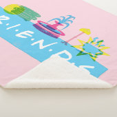 Couverture Sherpa FRIENDS™ | Logo avec icônes (3/4)