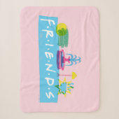 Couverture Sherpa FRIENDS™ | Logo avec icônes (Devant)