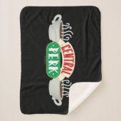 Couverture Sherpa FRIENDS™ | Logo Central Perk (Devant)