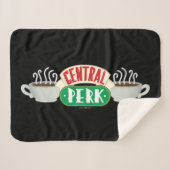 Couverture Sherpa FRIENDS™ | Logo Central Perk (Devant (Horizontal))