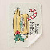 Couverture Sherpa FRIENDS™ | Musique de vacances Perk Central (Devant)