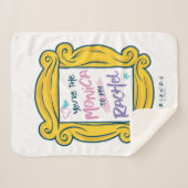 Couverture Sherpa FRIENDS™ Peephole | Vous êtes la Monica à ma Rache (Devant (Horizontal))