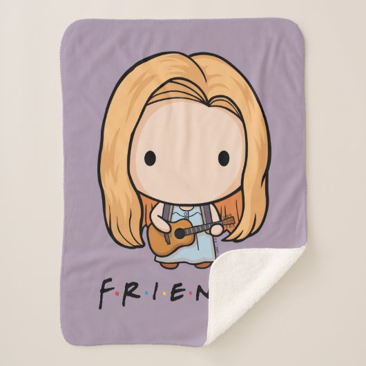 Couverture Sherpa FRIENDS™ | Phoebe Chibi (Devant)