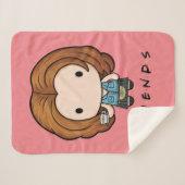 Couverture Sherpa FRIENDS™ | Rachel Chibi (Devant (Horizontal))