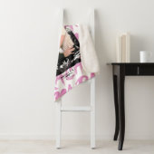 Couverture Sherpa FRIENDS™ | Ross Et Rachel Doodled Hearts (En situation)