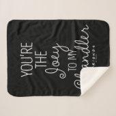 Couverture Sherpa FRIENDS™ | Vous êtes la Joey à mon Chandler (Devant (Horizontal))