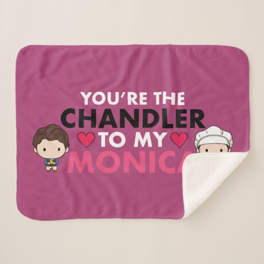 Couverture Sherpa FRIENDS™ | Vous êtes le Chandler de ma Monica (Devant (Horizontal))