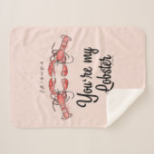 Couverture Sherpa FRIENDS™ | Vous êtes ma citation d'aquarelle de ho (Devant (Horizontal))