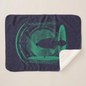 Couverture Sherpa FRODO™ Leaving THE SHIRE™ Silhouette (Devant (Horizontal))