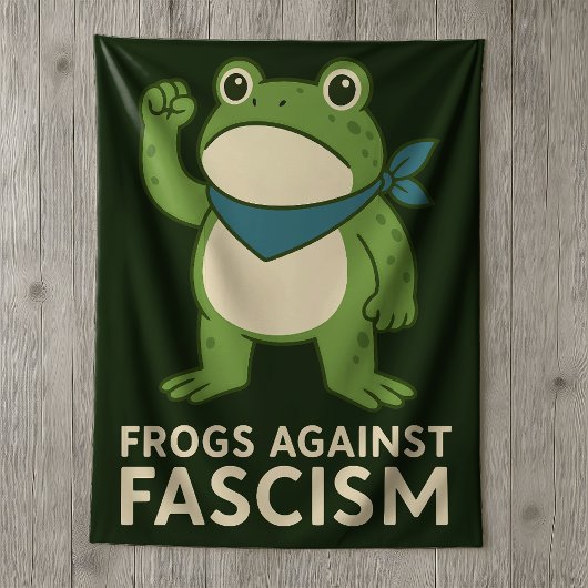 Couverture Sherpa Frogs Against Fascism Portland Frog Protest