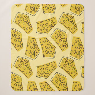 Couverture Sherpa Fromage vintage Arrière - plan jaune sans soudure