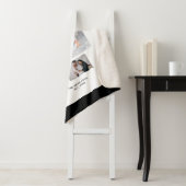 Couverture Sherpa Frontière de noir de nom de famille de collage de (En situation)