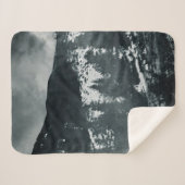 Couverture Sherpa Frostbitten Winter Mountains Sherpa Blanket (Devant (Horizontal))