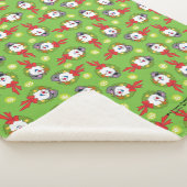 Couverture Sherpa Frosty the Snowman™ | Crème Frosty Holiday (3/4)