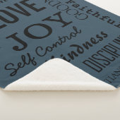 Couverture Sherpa Fruit Chrétien De L'Esprit, Galates 5:22-23 (3/4)