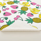 Couverture Sherpa Fruit Fiesta : Bananes, ananas, fraises (3/4)