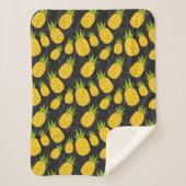 Couverture Sherpa Fruit motif transparent | motif de surface de frui (Devant)
