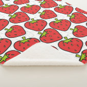 Couverture Sherpa Fruit motif transparent | motif de surface de frui (3/4)