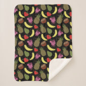 Couverture Sherpa Fruit seamless pattern | Fruit surface pattern 51 (Devant)