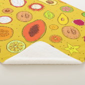 Couverture Sherpa Fruit tropical (3/4)