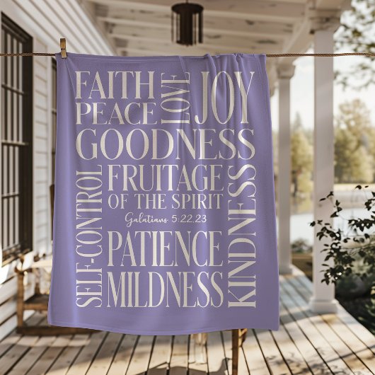 Couverture Sherpa Fruitage personnalisé de l'esprit Sherpa Blanket