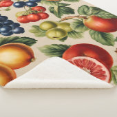 Couverture Sherpa Fruits et Fleurs du Luxe Jardin Italien (3/4)
