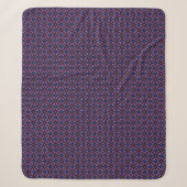 Couverture Sherpa Fuchsia Stargazer (Devant)