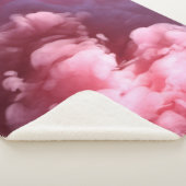 Couverture Sherpa Fumée rose (3/4)