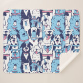 Couverture Sherpa Fun Chien reproduit Animaux Animaux Animaux Motif  (Devant (Horizontal))