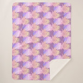 Couverture Sherpa Fun Motif ananas (Devant)