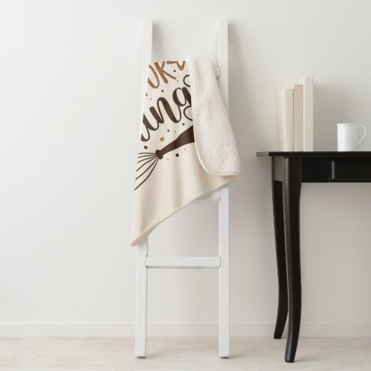 Couverture Sherpa Fun 'Tis Season for Baking Design (En situation)