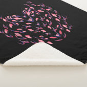 Couverture Sherpa Funny Flamingo Halloween (3/4)