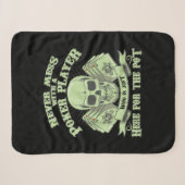 Couverture Sherpa Funny poker | Never Mess With A Poker (Devant (Horizontal))