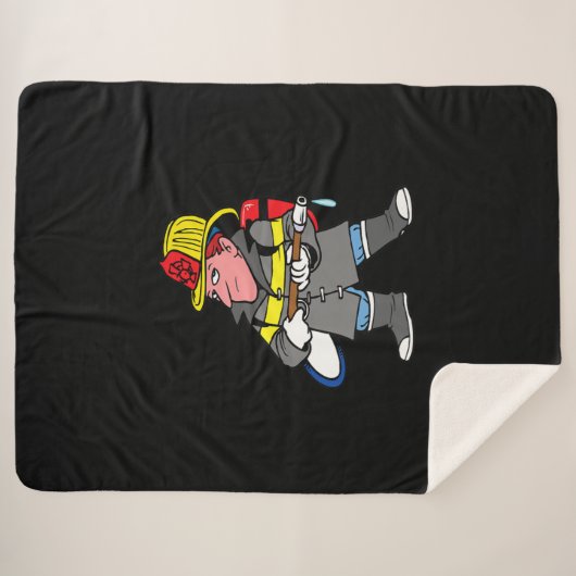 Couverture Sherpa Futur Pompier Hose Veste et Secourt casque (Devant (Horizontal))