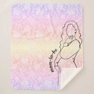 Couverture Sherpa Future Maman Dentelle Fausse